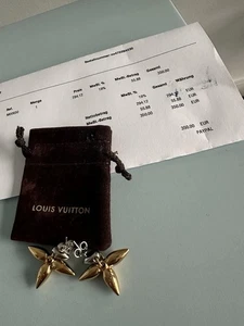 Original Louis Vuitton Ohrringe Gold Farbe - Bild 1 von 5