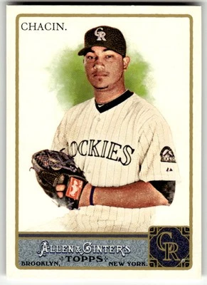 2011 Topps Allen & Ginter #4 Jhoulys Chacin Colorado Rockies Baseball - Image 1 of 2