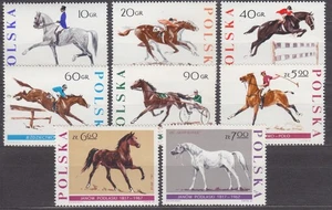 POLONIA - 1967 CAVALLI - ALLEVAMENTO CAVALLI Michel: 1740-1447 - **MNH** MNH - Foto 1 di 1