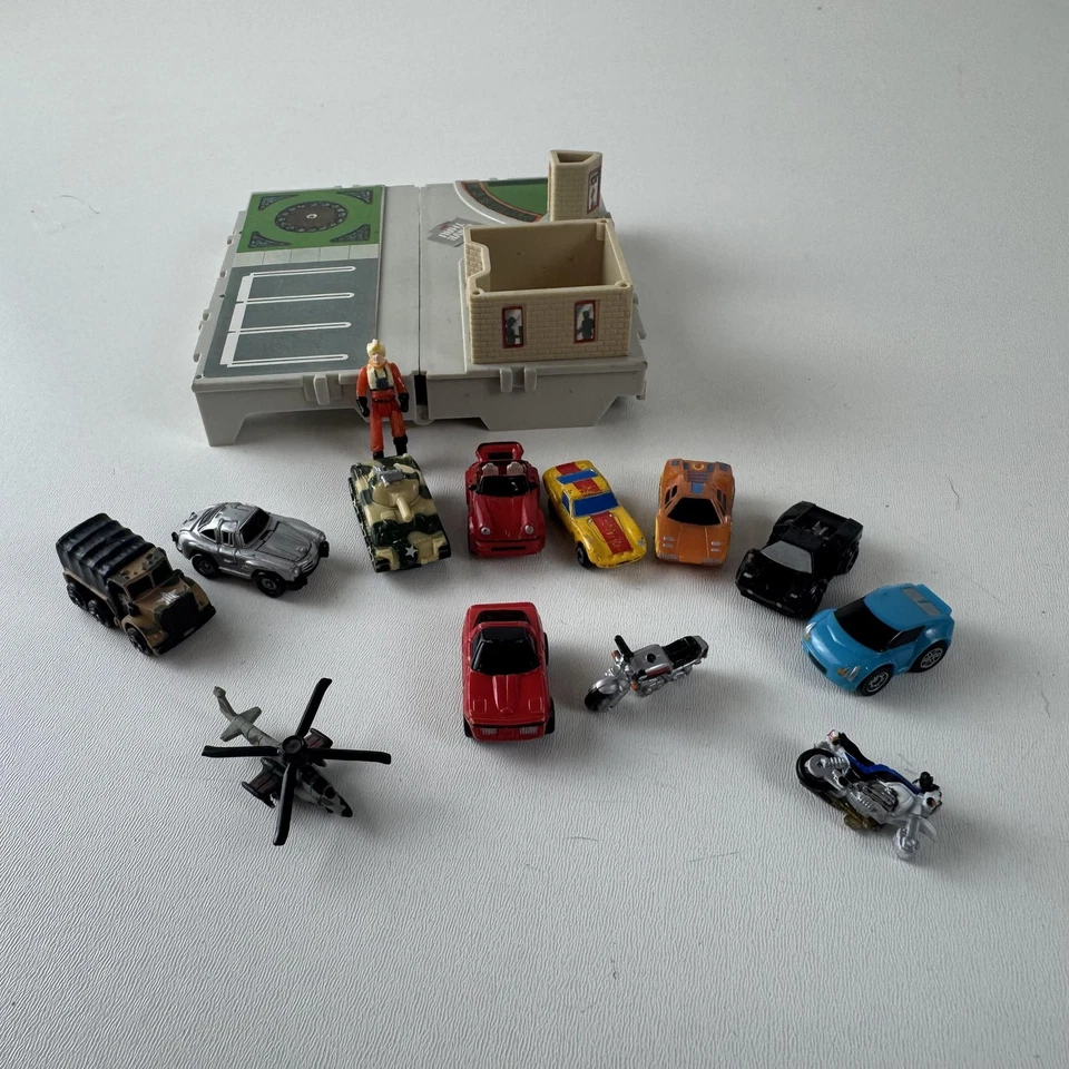 Vintage Micro Machines Lot Cars Bikes Helicopter Playset Tank Figure Mixed Set - Image 1 of 4