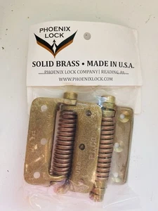 Phoenix Lock Solid Brass Spring Hinge Model 189 - Picture 1 of 2