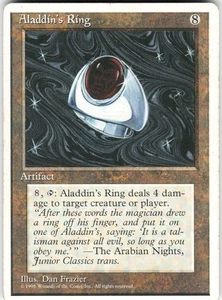 Aladdin's Ring R Fourth Edition 4ED  MTG MP - Picture 1 of 2