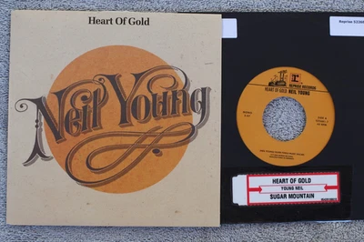 Neil Young  - Heart Of Gold -  Picture Sleeve PS 7" Foto 1 de 2