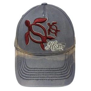 Kona Hawaii Strapback Hat Blue One Size Adjustable Embroidered Outdoor - Picture 1 of 9