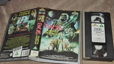 Ewoks The Battle For Endor VHS Video Tape Ex Rental Big Box Cert MGM Star Wars - Image 1 of 4