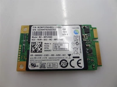 Samsung MZ-MPC256D 256GB mSATA SSD Solid State Drive - Image 1 of 2