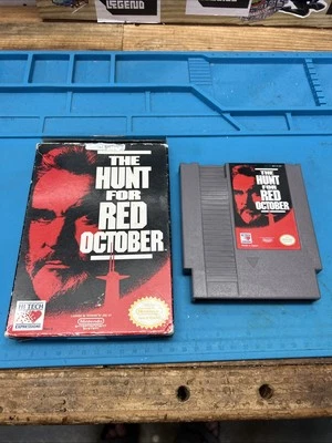 The Hunt for Red October (NES 1991) - With Box No Manual Tested Working - Image 1 of 4