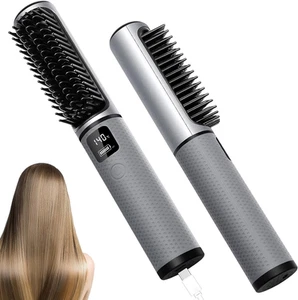 B-Qtech Cordless Hair Straightener Brush, Mini Portable Travel Wireless Strai... - Picture 1 of 7