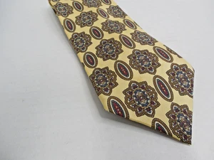 Christian Dior Monsieur Men’s Necktie All Silk Geometric/Floral 58" x 3.75" - Picture 1 of 6