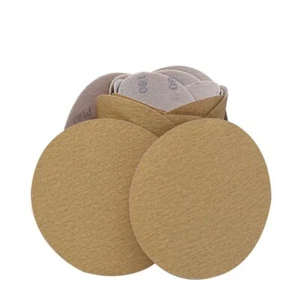 No-Hole 6"  Hook Loop Pads Sanding Disc Flocking Sand Paper Grit80-320 100 Pack - Picture 1 of 10