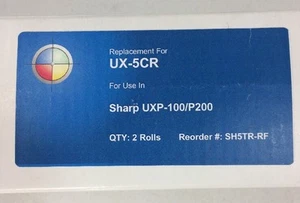 SH5TR-RF Replacement For UX-5CR UXP-100/P200 Qty 2 Rolls Toner - Picture 1 of 5