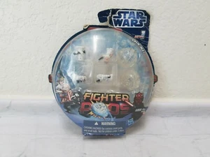 STAR WARS 2012 SERIE 2 PODS DE LUCHA PAQUETE DE 4 Vader Boba Fett Kit Fisto Clon Goji - Imagen 1 de 6