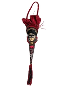 Wayne Kleski Katherine's Collection Jester Masquerade Cone Decor Retired - Picture 1 of 6