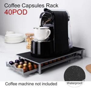 Coffee Capsules Holder Rack 40 Pods Drawer Storage Organizer Stand For Nespres - Picture 1 of 11