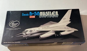 Convair US Air Force B-58 Hustler Model Kit - 1/128 1989 LINDBERG #540-43 - Picture 1 of 9