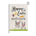 Happy Easter Day Flags Garden Decor Double Sided Yard Banner 12x18in =18