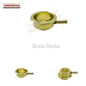 56 mm Brass Radiator Filler Neck Short Reach 20 mm Deep - Picture 1 of 2