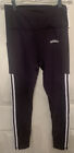 Adidas Women’s 3-Stripes Tights with Side Pocket Size S Carbon/ White