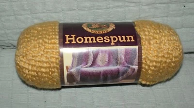 Lion Brand HOMESPUN- 394: Golden Skein Yarn Knit Crochet Craft Fast Shipping - Image 1 of 3