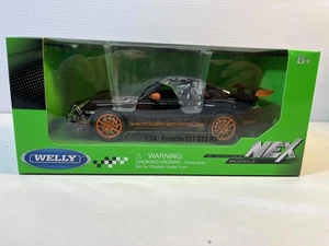 Porsche 911 GT3 RS Diecast Model Car: 1/24 Scale, New in the Box By Welly - Picture 1 of 7