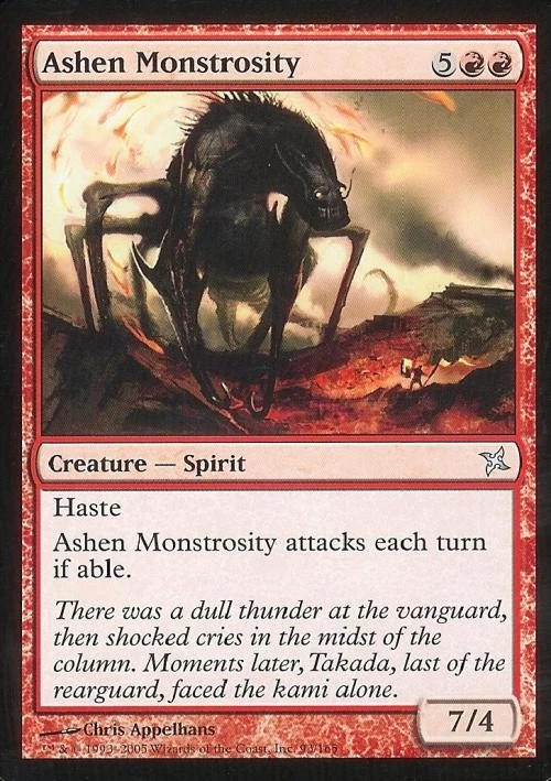 Ashen Monstrosity - Medium Play MTG Betrayers of Kamigawa - Image 1 of 1