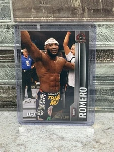 YOEL ROMERO ~ 2015 Topps UFC Champions #180 Black 047/188 PWE - Picture 1 of 2