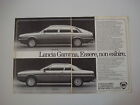 advertising Pubblicità 1982 LANCIA GAMMA BERLINA/COUPE'