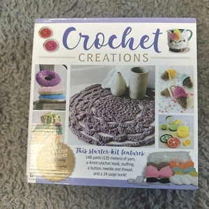 Crochet creations starter kit. Learn how to crochet! NiB - Picture 1 of 2