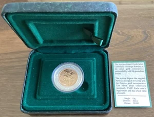 1999 The Perth Mint Centenary Sovereign 1899-1999 $100 Gold/Silver Coin - Picture 1 of 3