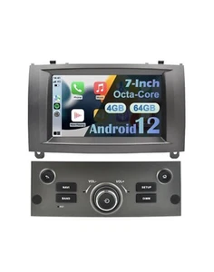For Peugeot 407 2004-2011 Car Stereo Radio 8-Core Android 12 Carplay GPS 4G+64GB - Picture 1 of 3