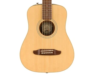 Open Box Fender Redondo Mini Acoustic Guitar w/Bag - Natural - Picture 1 of 8
