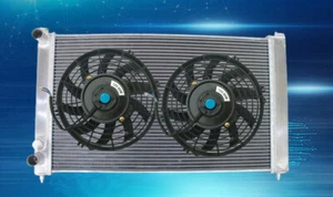3 ROW Aluminum Radiator+FAN FOR AUDI A4/S4 B5 B6 1.8I 20V TURBO MT 1994-2006 95 - Picture 1 of 6