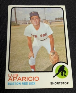 1973 Topps Baseball #165 Luis Aparicio - Boston Red Sox - Picture 1 of 6