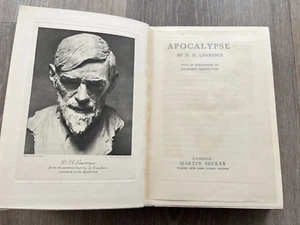 apocalypse . by d.h. lawrence 1932 - Picture 1 of 14