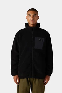 NUEVO CON ETIQUETAS 686 Hombres Everywhere Outpost Chaqueta Sherpa $150 L Negra Duradera A Prueba de Viento - Imagen 1 de 9