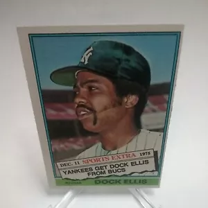 Doc Ellis Yankees 1976 Topps #528T - Bild 1 von 3