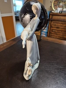 lladro Porcelain Figurine Girl with Goose and Dog No Box 1977 Daisa EXC - Picture 1 of 6