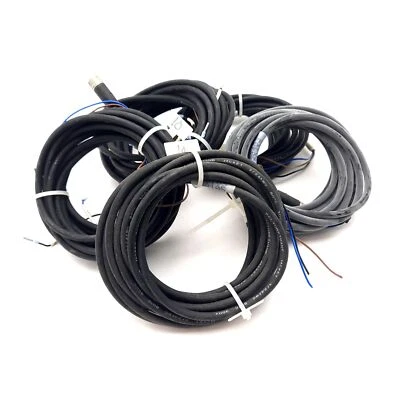 Lote de 5 cables de interruptor automático hembra de 3 pines de 10 pies de longitud 300 V 3/24 AWG Foto 1 de 3