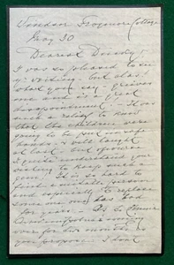 Antique Imperial Russian Signed Letter Grand Duchess Xenia Romanov Frogmore Tsar - Picture 1 of 4