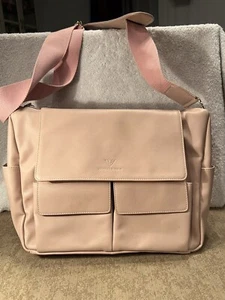Veracity & Verve Messenger camera bag Canvas and PU leather Blush Pink EUC - Picture 1 of 16