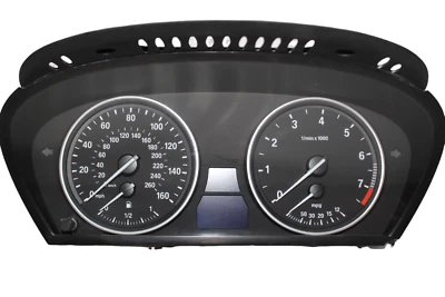 Speedometer Instrument Cluster 2011 - 2013 BMW X5 Panel Gauges 68,443 Miles - Image 1 of 3