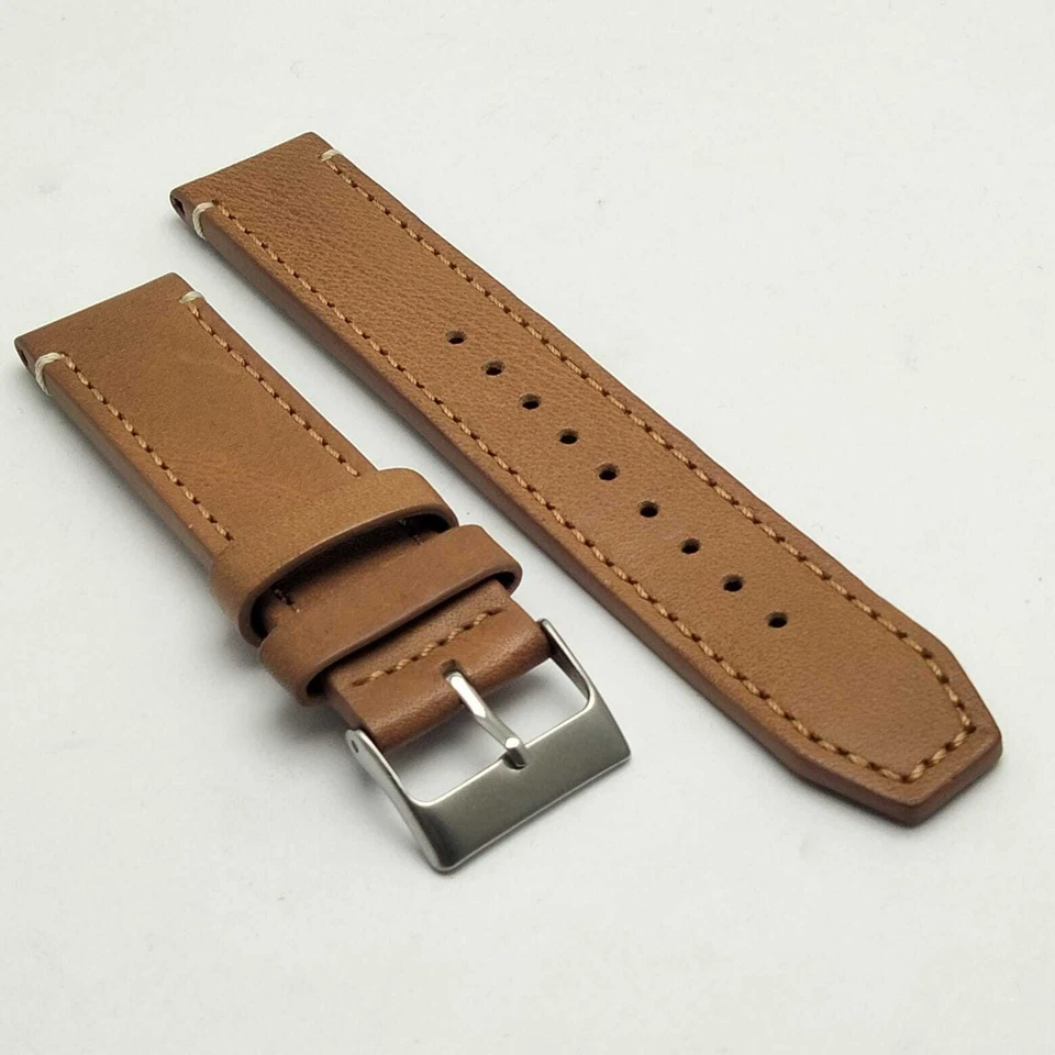 20 mm Citizen Leather Men’s Watch Band Strap - Image 1 of 4