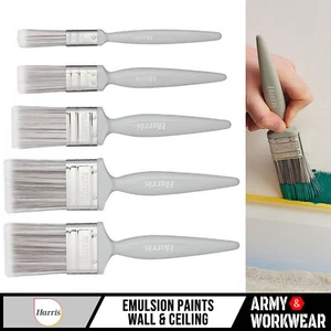Harris Paint Brushes Set of 3,5 Emulsion Wall & Ceiling Professional Paint Brush - Picture 1 of 16