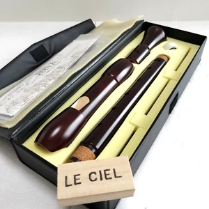 ZEN-ON A-1650B Alto Recorder Wooden Baroque w/Box from JAPAN - Picture 1 of 10