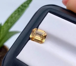 GFCO certified Natural 2.92ct Hessonite Garnet gemstone, Octagon cut, Tanzania. - Picture 1 of 6
