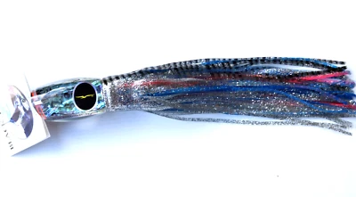 Black Bart Blue Breakfast Trolling Lure Heavy Tackle SILVER MACKEREL / PAUA HEAD - Image 1 of 4