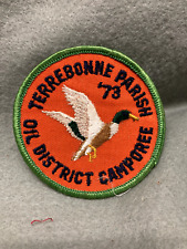 (124)  Boy Scouts -  '73 Terrebonne Parish - Oil District Camporee patch