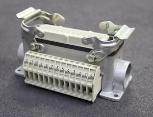 HARTING Sockelgehäuse mit  seitlichem Anschlussverteiler in 24 Einzeladern - Bild 1 von 8