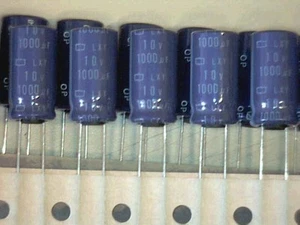 👉 10x Elko Capacitor 1000uF 10V 105° Low Impedance Nippon Chemi-Con - Bild 1 von 1