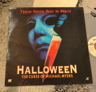 Halloween 6: The Curse of Michael Myers Laserdisc Paul Rudd Rare Indonesia - Image 1 of 4
